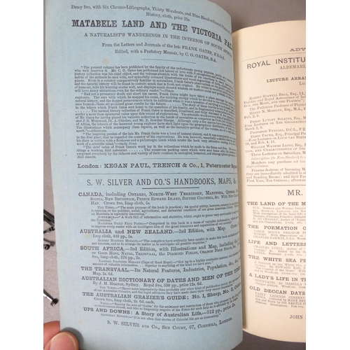 26 - <strong>ROYAL GEOGRAPHICAL SOCIETY.&nbsp;&nbsp;</strong>Proceedings. Collection of 19 in orig. wrapp...