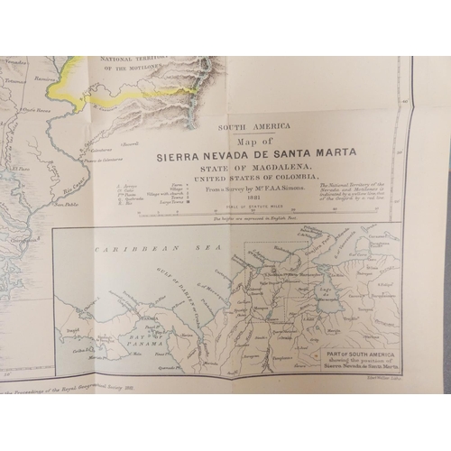 26 - <strong>ROYAL GEOGRAPHICAL SOCIETY.&nbsp;&nbsp;</strong>Proceedings. Collection of 19 in orig. wrapp...