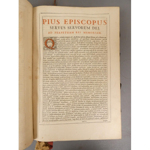 29 - <strong>PLANTIN OF ANTWERP (Pubs).  </strong>Missale Romanum. Eng. title vignette, title text & ...