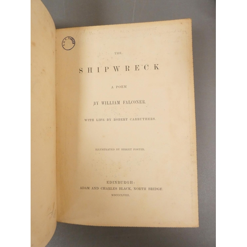 31 - <strong>FALCONER WILLIAM.&nbsp;&nbsp;</strong>The Shipwreck, A Poem. Etched vignettes by Birket Fost...