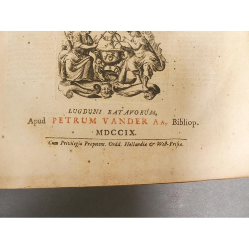 32 - <strong>VINNIUS ARNOLD.&nbsp;&nbsp;</strong>Institutionum Imperialium Commentarius Academicus & ...