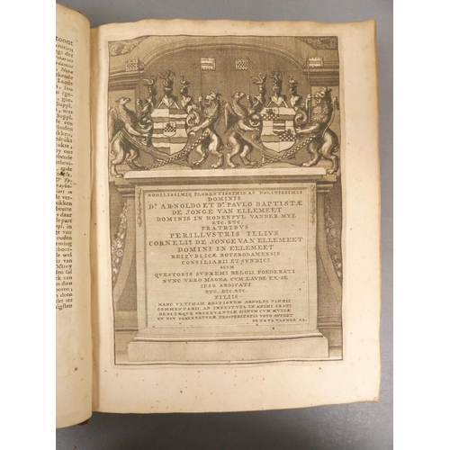 32 - <strong>VINNIUS ARNOLD.&nbsp;&nbsp;</strong>Institutionum Imperialium Commentarius Academicus & ...