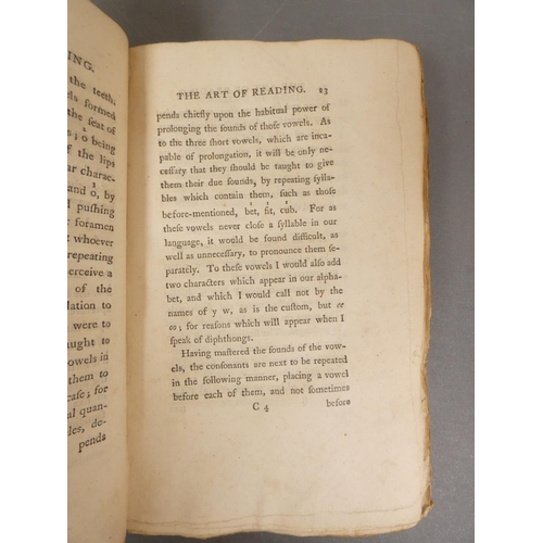 36 - <strong>SHERIDAN THOMAS.&nbsp;&nbsp;</strong>Lectures on the Art of Reading, First Part Containing t...