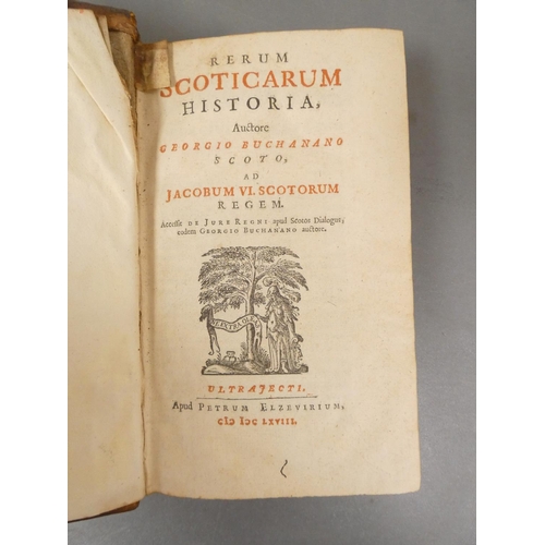 39 - <strong>BUCHANAN GEORGE.&nbsp;&nbsp;</strong>Rerum Scoticarum Historia. Title in red & black. 75...