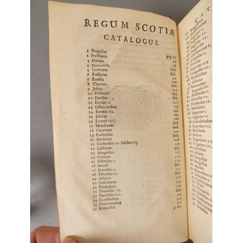 39 - <strong>BUCHANAN GEORGE.&nbsp;&nbsp;</strong>Rerum Scoticarum Historia. Title in red & black. 75...