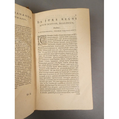 39 - <strong>BUCHANAN GEORGE.&nbsp;&nbsp;</strong>Rerum Scoticarum Historia. Title in red & black. 75...