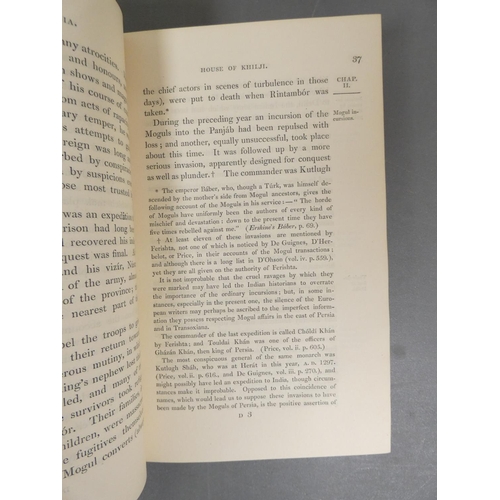 41 - <strong>ELPHINSTONE MOUNTSTUART.  </strong>The History of India. 2 vols. Large fldg. eng. map. Calf,...