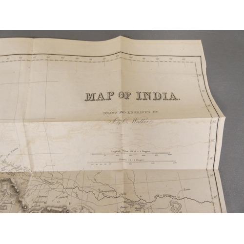 41 - <strong>ELPHINSTONE MOUNTSTUART.  </strong>The History of India. 2 vols. Large fldg. eng. map. Calf,...