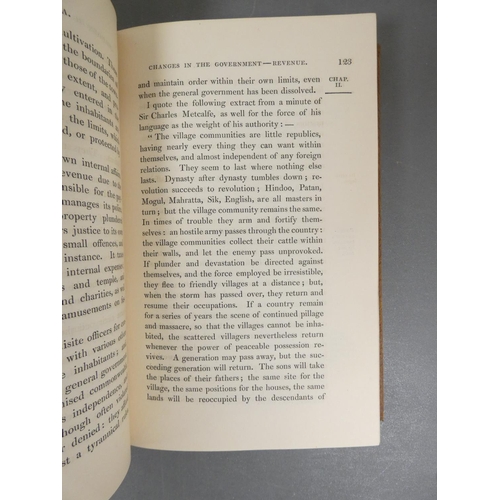 41 - <strong>ELPHINSTONE MOUNTSTUART.  </strong>The History of India. 2 vols. Large fldg. eng. map. Calf,...