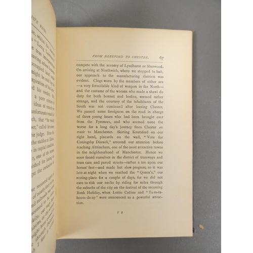 48 - <strong>BURNABY EVELYN.&nbsp;&nbsp;</strong>A Ride from Land's End to John O'Groats. Orig. blue clot...