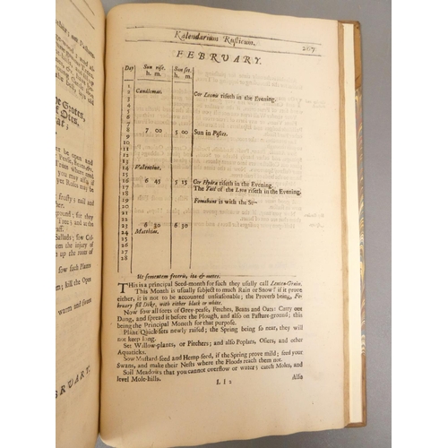 49 - <strong>(WORLIDGE JOHN).  </strong>Systema Agriculturae, the Mystery of Husbandry Discovered ... to ...