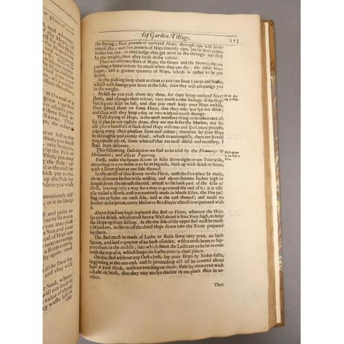49 - <strong>(WORLIDGE JOHN).  </strong>Systema Agriculturae, the Mystery of Husbandry Discovered ... to ...