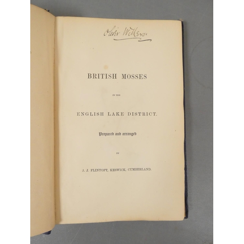 54 - <strong>FLINTOFT J. J.  </strong>British Mosses in the English Lake District. 50 leaves of original ...