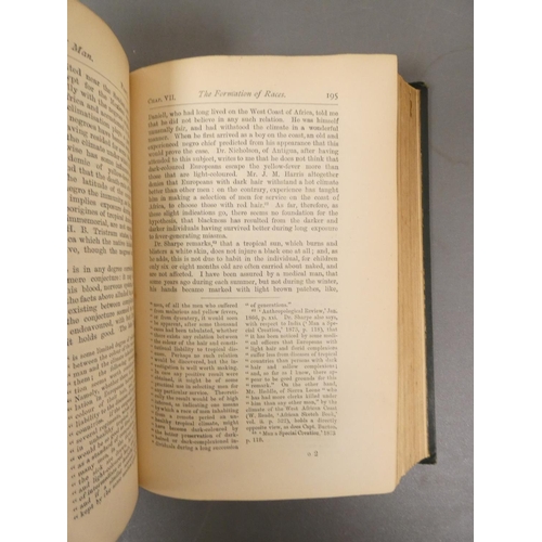 55 - <strong>DARWIN CHARLES. </strong>The Origin of Species by Means of Natural Selection. Half title. Fl...