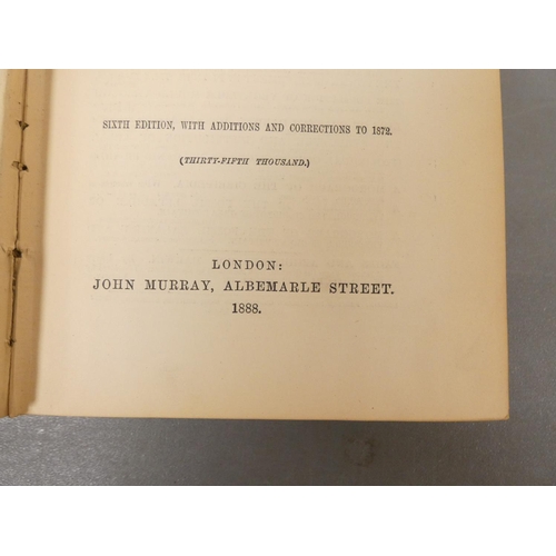 55 - <strong>DARWIN CHARLES. </strong>The Origin of Species by Means of Natural Selection. Half title. Fl...