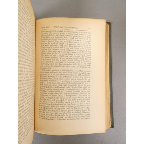 55 - <strong>DARWIN CHARLES. </strong>The Origin of Species by Means of Natural Selection. Half title. Fl...