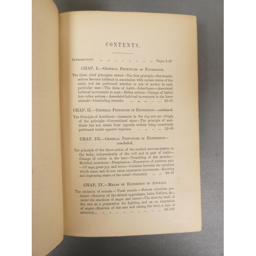 56 - <strong>DARWIN CHARLES.  </strong>The Descent of Man. Half title. Eng. illus. Orig. green cloth. 2nd...