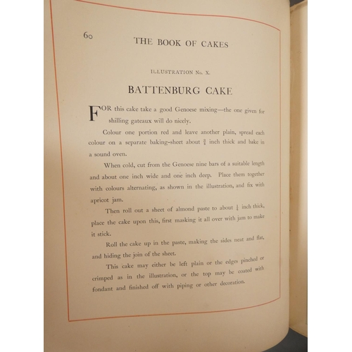60 - <strong>LEWIS T. P. & BROMLEY A. G.  </strong> The Book of Cakes. Good col. & other plates, ...