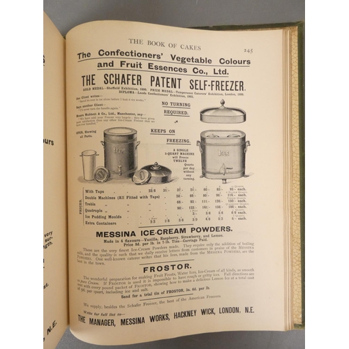 60 - <strong>LEWIS T. P. & BROMLEY A. G.  </strong> The Book of Cakes. Good col. & other plates, ...