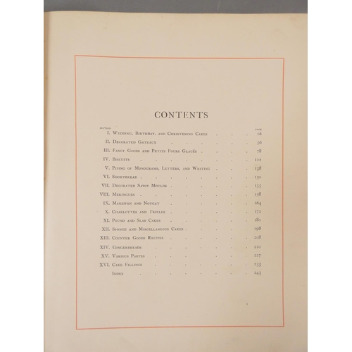 60 - <strong>LEWIS T. P. & BROMLEY A. G.  </strong> The Book of Cakes. Good col. & other plates, ...