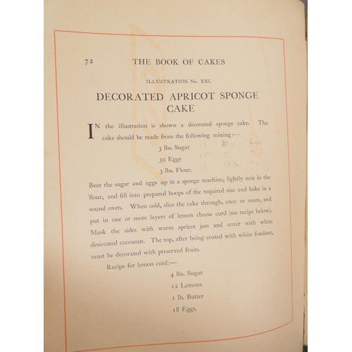 60 - <strong>LEWIS T. P. & BROMLEY A. G.  </strong> The Book of Cakes. Good col. & other plates, ...