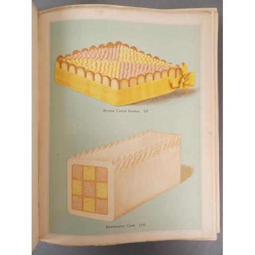 60 - <strong>LEWIS T. P. & BROMLEY A. G.  </strong> The Book of Cakes. Good col. & other plates, ...