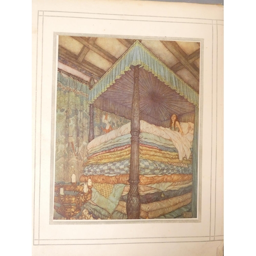 61 - DULAC E.  Stories from Hans Andersen. 28 tipped in col. plates. Quarto. Well worn orig. cloth, tendi... 