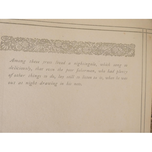 61 - DULAC E.  Stories from Hans Andersen. 28 tipped in col. plates. Quarto. Well worn orig. cloth, tendi... 