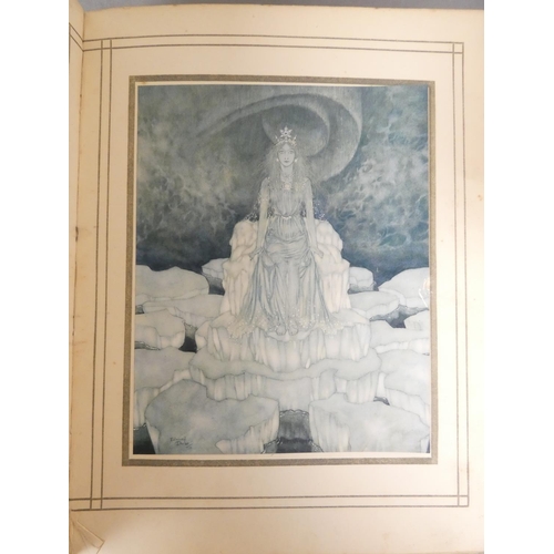 61 - DULAC E.  Stories from Hans Andersen. 28 tipped in col. plates. Quarto. Well worn orig. cloth, tendi... 