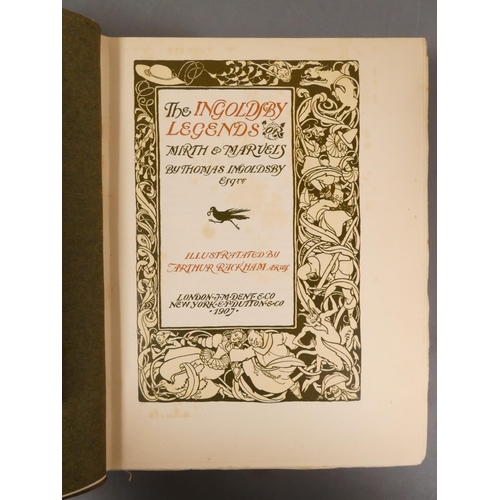 65 - RACKHAM ARTHUR (Illus).&nbsp;&nbsp;The Ingoldsby Legends with 24 tipped in col. plates & Peter P... 