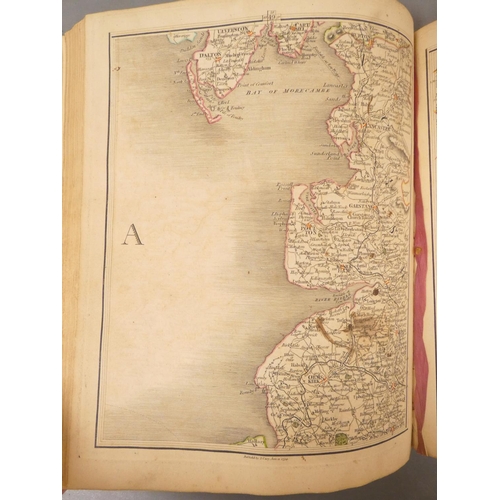 68 - CARY JOHN.  New Map of England & Wales With Part of Scotland. Quarto atlas with eng. titles, han... 