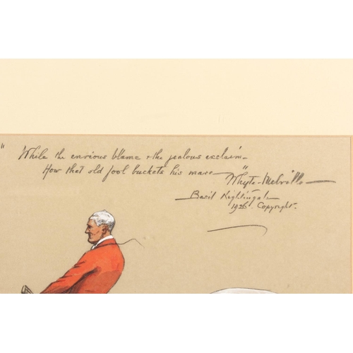 32 - BASIL NIGHTINGALE (British 1864-1940) While the Curious Blame and the Jealous Exclaim, How that Old ... 