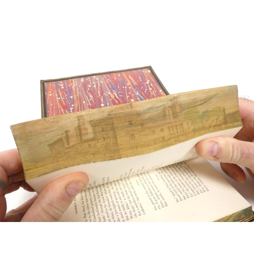 91 - FORE-EDGE PAINTING.  Campbell Thomas.  The Poetical Works. Eng. frontis. & text vignettes. Nice ... 