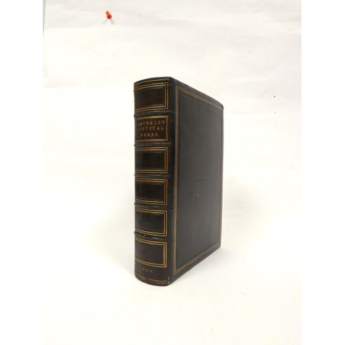 91 - FORE-EDGE PAINTING.  Campbell Thomas.  The Poetical Works. Eng. frontis. & text vignettes. Nice ... 