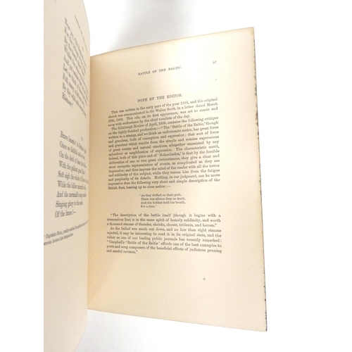 91 - FORE-EDGE PAINTING.  Campbell Thomas.  The Poetical Works. Eng. frontis. & text vignettes. Nice ... 