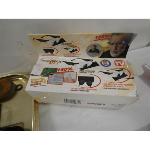 225 - Large collection of various curios to include lock, diecast, geodes, thermometer.&nbsp;