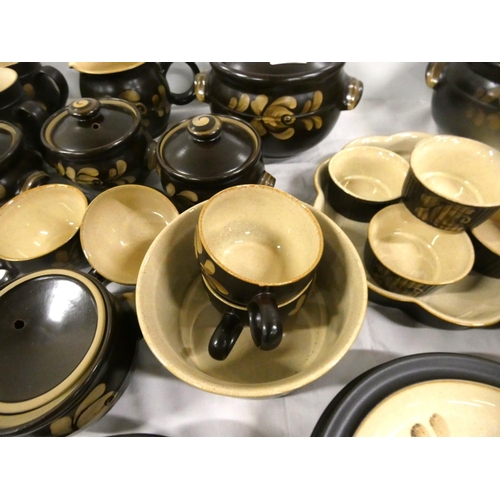 250 - Extensive Denby Bakewell dinner service.