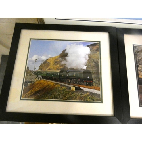 264 - Collection of various prints and oil on canvas.