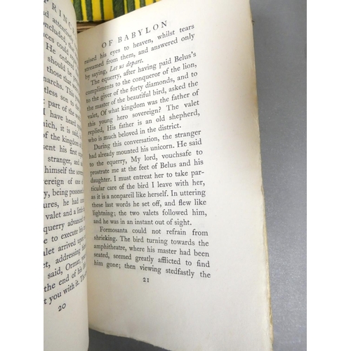 114 - NONESUCH PRESS.&nbsp;&nbsp;4 ltd. ed. works in orig. bdgs. - The Princess of Babylon, 1927; Latterda... 