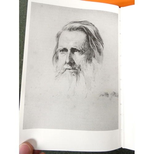 115 - RUSKIN JOHN.&nbsp;&nbsp;A large carton of Ruskin & related biographies, various exhibition catal... 