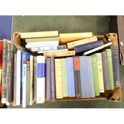 116 - Climbing & Mountaineering.&nbsp;&nbsp;A large carton of various vols.