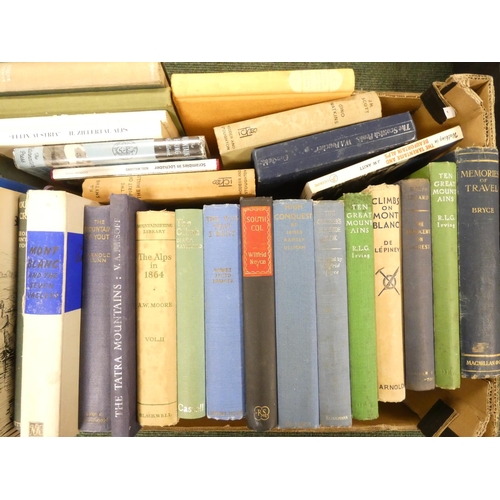 116 - Climbing & Mountaineering.&nbsp;&nbsp;A large carton of various vols.