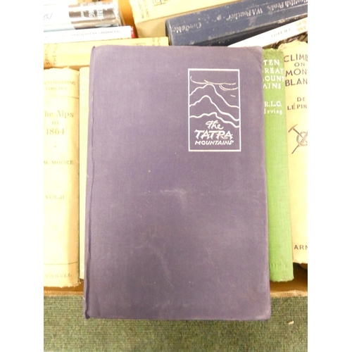 116 - Climbing & Mountaineering.&nbsp;&nbsp;A large carton of various vols.