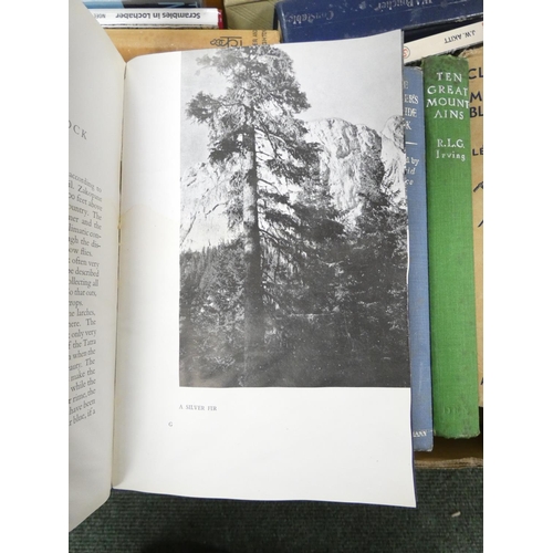 116 - Climbing & Mountaineering.&nbsp;&nbsp;A large carton of various vols.