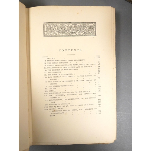118 - FERGUSON RICHARD S.&nbsp;&nbsp;Cumberland & Westmorland MP's from the Restoration to the Reform ... 