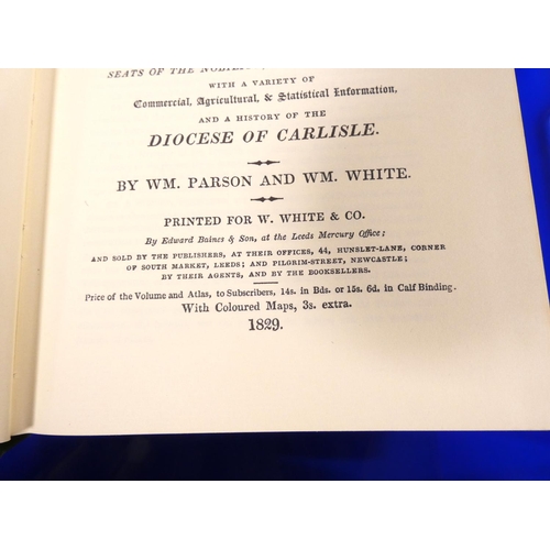 119 - Cumbria & Lake District.&nbsp;&nbsp;8 Michael Moon reprints of important directories & topog... 