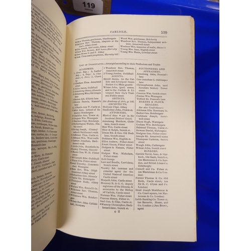 119 - Cumbria & Lake District.&nbsp;&nbsp;8 Michael Moon reprints of important directories & topog... 