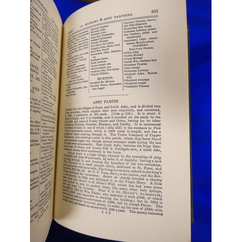 119 - Cumbria & Lake District.&nbsp;&nbsp;8 Michael Moon reprints of important directories & topog... 