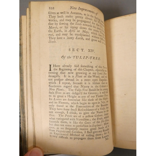 120 - BRADLEY RICHARD.&nbsp;&nbsp;New Improvements of Planting & Gardening, Both Philosophical & P... 