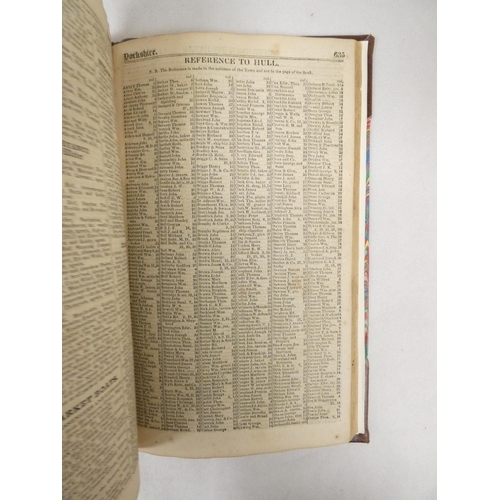 78 - PIGOT J. & Co.&nbsp;Directory. Extract relative to Yorkshire. Nice rebind, half leather & ma... 